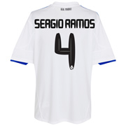 Adidas 2010-11 Real Madrid Home Shirt (Sergio Ramos 4)