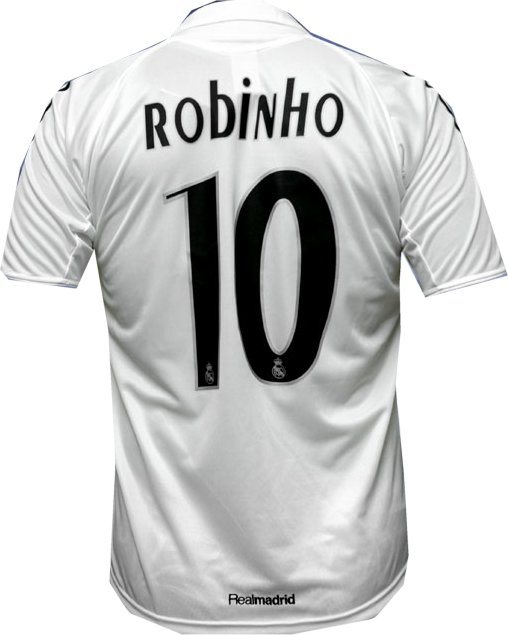 Adidas Real Madrid home (Robinho 10) 05/06