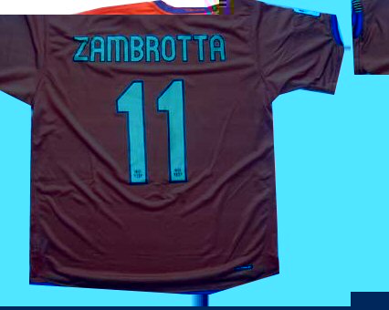 Nike 06-07 Barcelona away (Zambrotta 11)