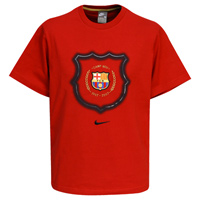 Nike 07-08 Barcelona Graphic Tee (Blue)