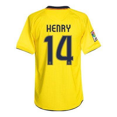 Nike 08-09 Barcelona away (Henry 14)