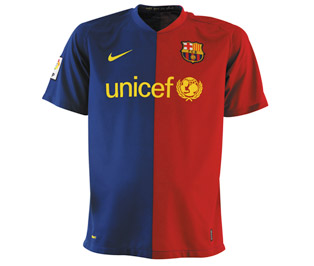 Nike 08-09 Barcelona home - Kids
