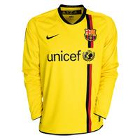 Nike 08-09 Barcelona L/S away - Kids