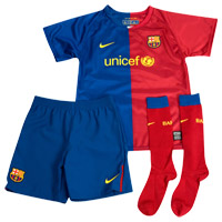 Spanish teams Nike 08-09 Barcelona Little Boys home