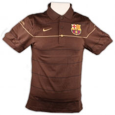 Spanish teams Nike 08-09 Barcelona Polo shirt (brown)