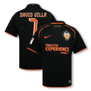 Spanish teams Nike 08-09 Valencia away (David Villa 7)
