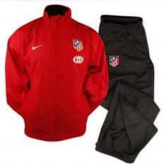 Spanish teams Nike 09-10 Athletico Madrid Woven Warmup Suit (Red)