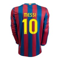 Spanish teams Nike 09-10 Barcelona L/S home (Messi 10)