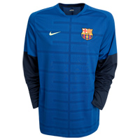 Spanish teams Nike 09-10 Barcelona L/S Training Top (Blue)