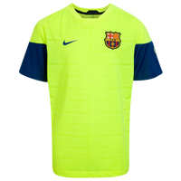 Spanish teams Nike 09-10 Barcelona Training shirt (Volt/Storm)