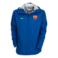 Nike 09-10 Barcleona Basic Rainjacket (Blue)