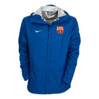 Nike 09-10 Barcleona Basic Rainjacket (Blue)