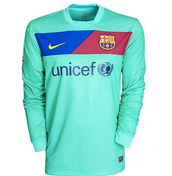 Nike 2010-11 Barcelona Away Long Sleeve Nike Football