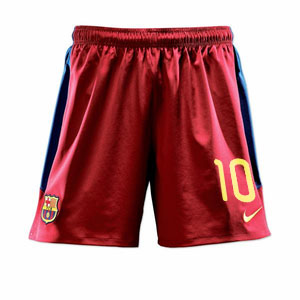 Spanish teams Nike 2010-11 Barcelona Lionel Messi Home Shorts