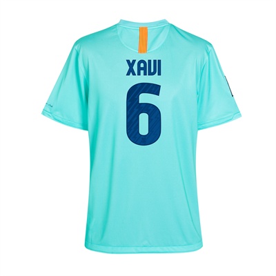 Nike 2010-11 Barcelona Nike Away Shirt (Xavi 6)