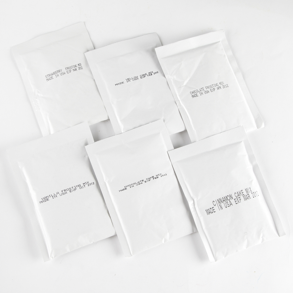 Spare Parts - Cake Mixtures X 3 and Frostings X 2