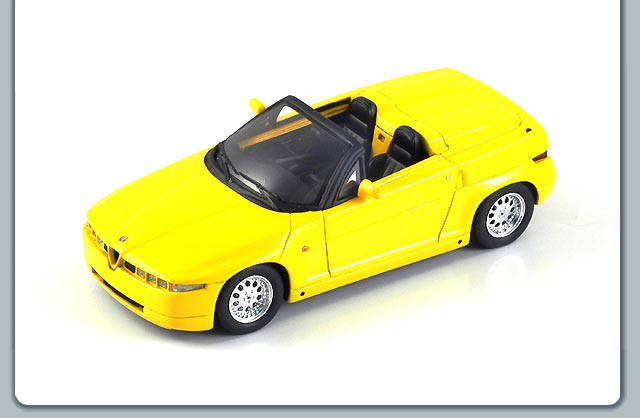 Spark Alfa Romeo ES 30 Roadster Zagato 1992 in Yellow