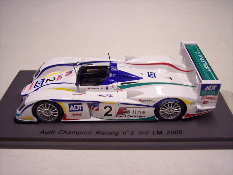 Spark Audi Champion Racing #2 3rd LM 2005 in White