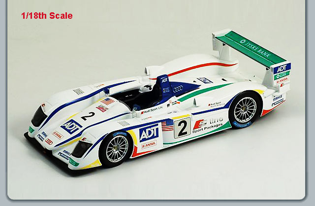 Spark Audi R8  Champion Racing  No.2  3rd Le Mans 2005