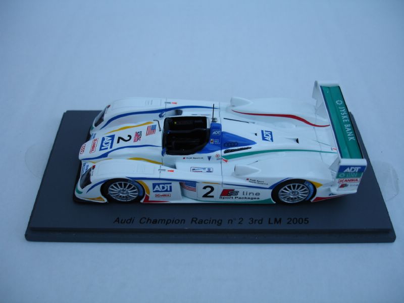 Audi R8 Team Champion #2 3rd LM 2005 BIELA F -