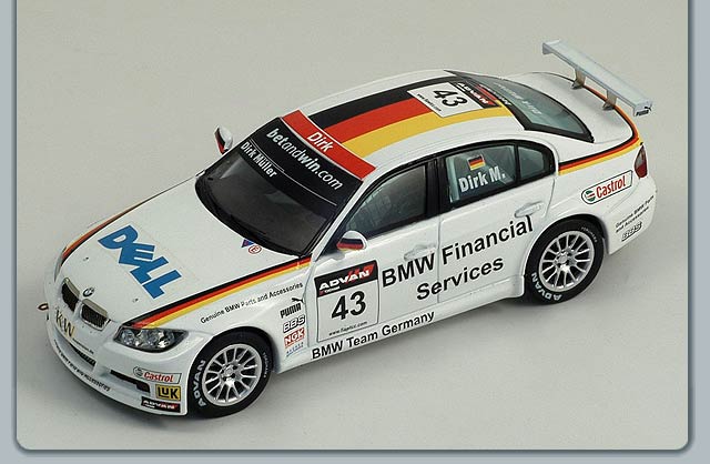 Spark BMW 320 si  No.43  WTCC 2006 Dirk Muller.