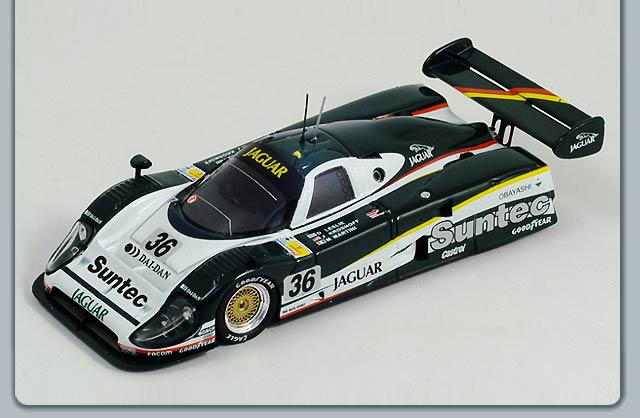 Spark Jaguar XJR12 No.36 Le Mans 1991 D. Leslie