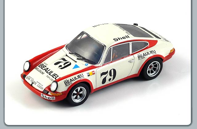 Spark Porsche 911 S  No.79  Le Mans 1972