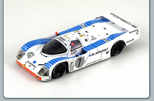 Spark Porsche 962 C #7 4th LeMans 1990