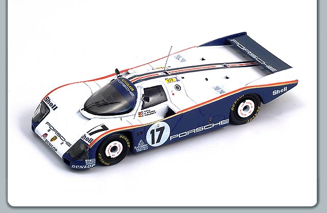 Spark Porsche 962 C  No.17  Winner Le Mans 1987
