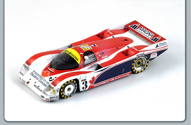 Spark Porsche 962 C  No.3  Le Mans 1987