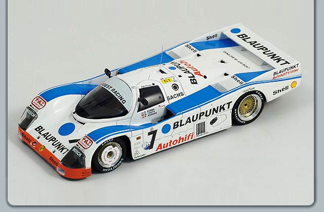 Spark Porsche  962 C  No.7  5th Le Mans 1988