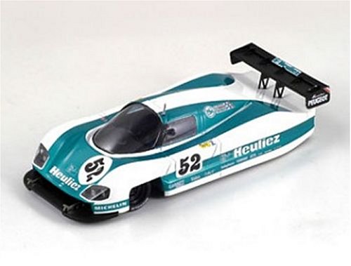 Spark WM Peugeot P489 (Le Mans 1989) in Turquoise and White (1:43 scale)