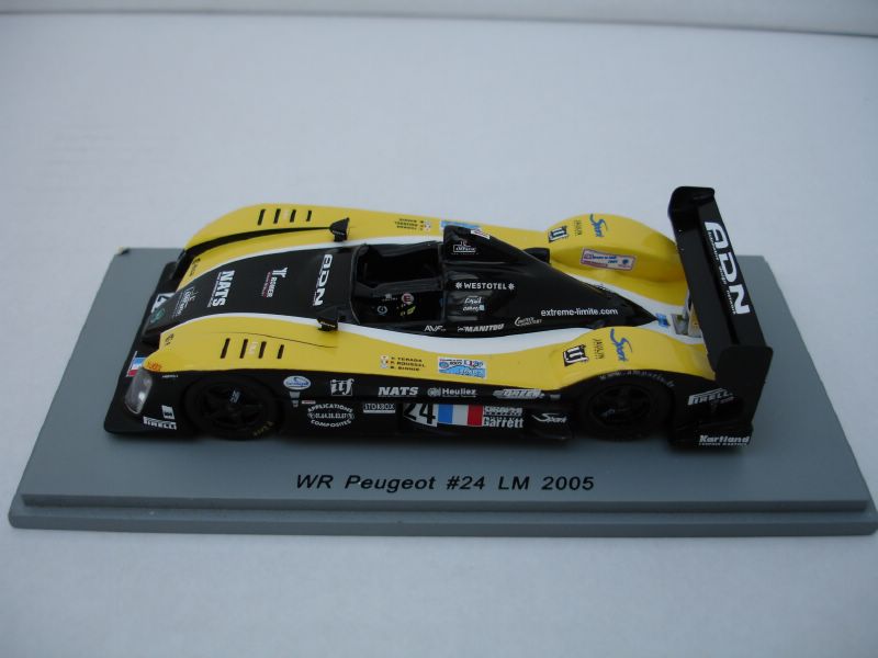 Spark WR Peugeot #24 LM 2005 in Yellow/Black