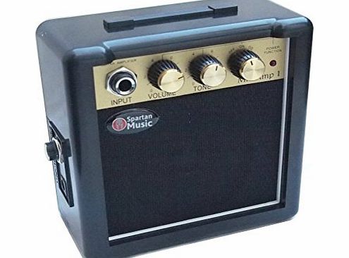 Spartan Music GuitarAC Portable Battery Powered Mini Amp for Electric Guitar