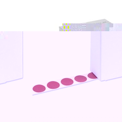 Spcenclseala Wafer Seals Self Adhesive Not Embossed 16mm Red