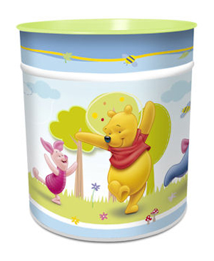 Winnie The Pooh Childrenand#39;s Waste Paper Bin