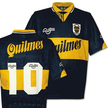  Boca Juniors 1995 home Maradona Era