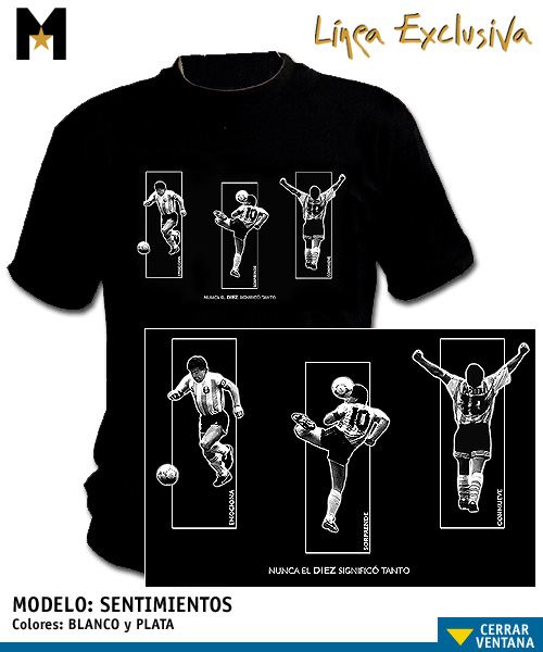 Special Editions  Collectable Maradona shirt - Sentimentos