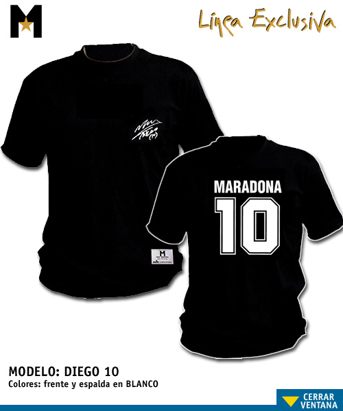  Collectable Maradona shirt
