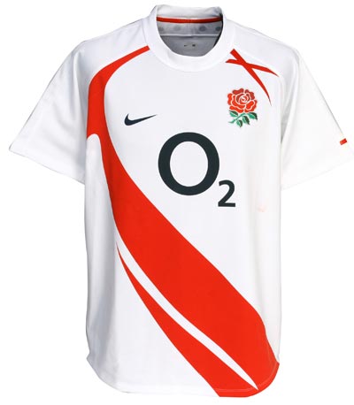 Nike 08-09 England Rugby home shirt