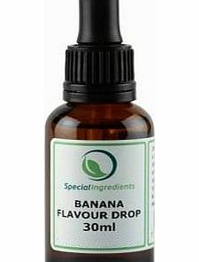 SPECIAL INGREDIENTS BANANA FLAVOUR DROP EXTRA STRONG FOOD AND DRINK FLAVOURING 30ml