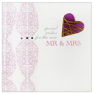 Wishes Mr and Mrs Card