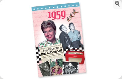 Special Year DVD Greeting Card - 1959 - Golden (50th) Anniversary