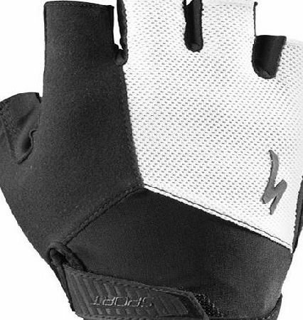 Specialized BG Sport Glove - Black/White - Medium Black/White
