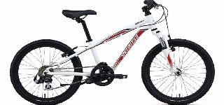 Specialized Hotrock 20 Boys White Red and Black