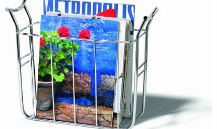Spectrum 59770 Euro Magazine Basket, Chrome
