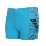 Speedo Boys Endurance Plus Puzzle Placement Panel Aquashort