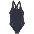 Speedo Girls Propellor Splice Swimsuit Navy
