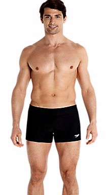 Speedo Houston Aquashort Swim Shorts, Black