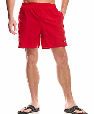 Speedo Solid Leisure Shorts, China Red